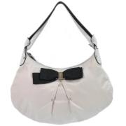 Pre-owned Cotton shoulder-bags Salvatore Ferragamo Pre-owned , Beige ,...