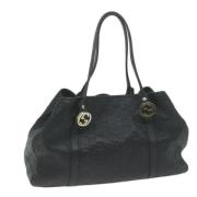 Pre-owned Canvas totes Gucci Vintage , Black , Dames