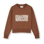 Bruine Sweatshirt Tilvina 203747 Mads Nørgaard , Brown , Dames