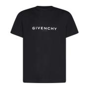 Zwarte T-shirts en Polos Givenchy , Black , Heren