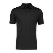 Zwart poloshirt korte mouw Hugo Boss , Black , Heren