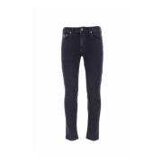Zwarte Broek Stijlvol Versace Jeans Couture , Black , Heren