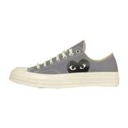 Hart Lage Top Sneakers Comme des Garçons Play , Gray , Heren