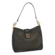 Pre-owned Leather celine-bags Celine Vintage , Black , Dames