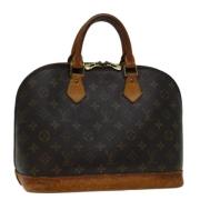 Pre-owned Canvas louis-vuitton-bags Louis Vuitton Vintage , Brown , Da...