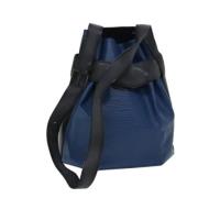 Pre-owned Leather shoulder-bags Louis Vuitton Vintage , Blue , Dames