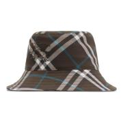 Snug IP Check Bucket Hat Burberry , Multicolor , Heren