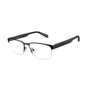 Zwarte Frame Zonnebril Emporio Armani , Black , Unisex