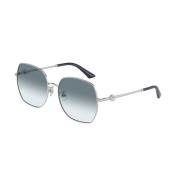 Stijlvol Zilverblauw Gradient Zonnebril Jimmy Choo , Gray , Unisex