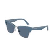 Blauw Frame Donkerblauwe Lenzen Zonnebril Jimmy Choo , Blue , Unisex