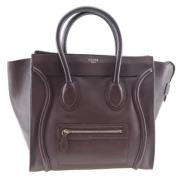 Pre-owned Leather celine-bags Celine Vintage , Brown , Dames