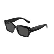 Zwarte Frame, Donkergrijze Lenzen Zonnebril Dolce & Gabbana , Black , ...