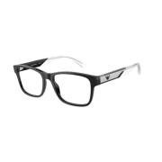 Zwarte Frame Zonnebril Ea3239 Model Emporio Armani , Black , Unisex