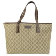 Pre-owned Canvas totes Gucci Vintage , Brown , Dames