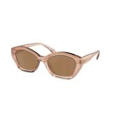 Bruin Frame Bruin Zwart Lenzen Zonnebril Michael Kors , Brown , Unisex