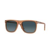 Gradient Dark Blue Polar Zonnebril Persol , Brown , Unisex