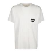 Witte Amour Pocket T-Shirt Carhartt Wip , White , Heren