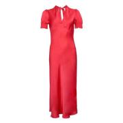 Cerise Cocktail Dress Ines De La Fressange Paris , Red , Dames