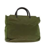 Pre-owned Fabric prada-bags Prada Vintage , Green , Dames