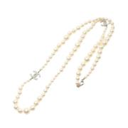 Pre-owned Pearl chanel-jewelry Chanel Vintage , White , Dames