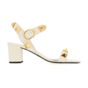 Stijlvolle Sandalen voor Vrouwen Valentino Garavani , Beige , Dames