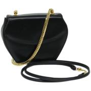 Pre-owned Leather shoulder-bags Gucci Vintage , Black , Dames