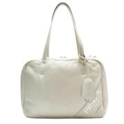 Pre-owned Leather prada-bags Prada Vintage , White , Dames