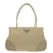 Pre-owned Fabric prada-bags Prada Vintage , Beige , Dames