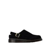 Zwarte Isham Mules Suède Schoenen Dr. Martens , Black , Heren