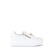 Witte Leren Sneakers Gabor , White , Dames