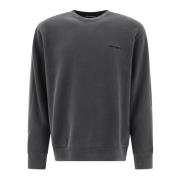 Duster Script Sweatshirt 100% Katoen Carhartt Wip , Gray , Heren