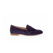 Marineblauwe Suède Loafers Instappers Gabor , Blue , Dames