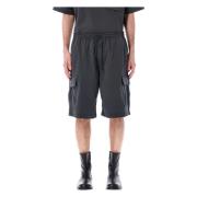 Cargo Shorts Houtskool Ss24 Comme des Garçons , Gray , Heren