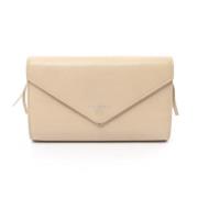 Pre-owned Leather wallets Balenciaga Vintage , Beige , Dames