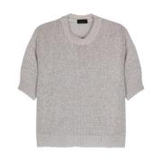 Grijze Sweaters voor Mannen Roberto Collina , Gray , Dames