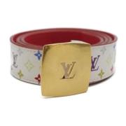 Pre-owned Canvas belts Louis Vuitton Vintage , Multicolor , Dames