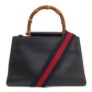 Pre-owned Leather gucci-bags Gucci Vintage , Black , Dames