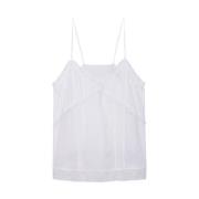 Tomboy Stijl Shirt Zadig & Voltaire , White , Dames