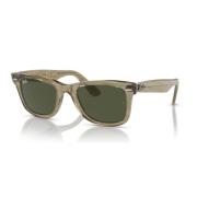 Original Wayfarer Zonnebril Groen/Bruin Ray-Ban , Brown , Unisex