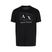 Stijlvol T-shirt Armani Exchange , Black , Heren