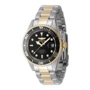 Pro Diver Quartz Horloge Zwarte Wijzerplaat Invicta Watches , Gray , H...