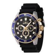 Pro Diver Quartz Horloge Zwarte Wijzerplaat Invicta Watches , Gray , H...