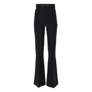 Zwarte Broek voor Dames Aw23 Elisabetta Franchi , Black , Dames