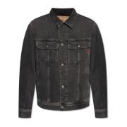 Denim jack D-Barcy Diesel , Black , Heren