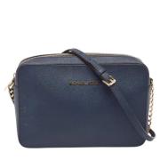 Pre-owned Leather shoulder-bags Michael Kors Pre-owned , Blue , Dames