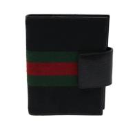 Pre-owned Canvas wallets Gucci Vintage , Black , Dames