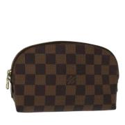 Pre-owned Canvas pouches Louis Vuitton Vintage , Brown , Dames