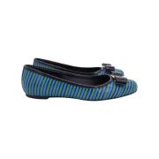 Pre-owned Leather flats Salvatore Ferragamo Pre-owned , Multicolor , D...