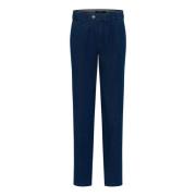 Klassieke Geplooide Jeans Eurex , Blue , Heren