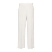 Crepe Texture Tailored Broek Theory , Beige , Dames